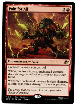 Pain for All #0151 (EOE) Edge of Eternities Rare MTG - Image 1