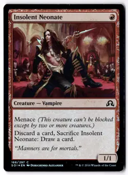 Insolent Neonate 168 Magic: The Gathering Foil C NM - Image 1