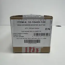 Pokemon Mega Evolution Pitch Black 6 Booster Box Case Factory Sealed IN HAND 🚚 - Image 1