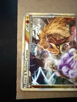 Pokemon TCG Entei & Raikou LEGEND 90/95 Holo Rare Legend 140HP English 2010 - Image 3