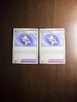 2x Backtrack Badge [NM] - ME05: Pitch Black 074/084 Pokemon TCG - Image 1