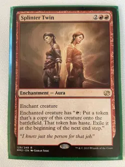 MTG Magic the Gathering Splinter Twin (165/255) Rise of the Eldrazi LP - Image 1
