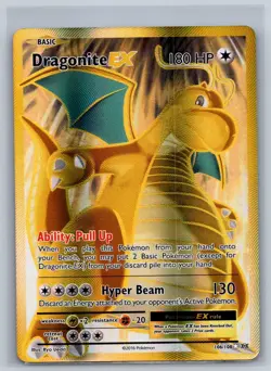 Dragonite EX 106/108 Ultra Rare Evolutions Pokemon Holo Lightly Played - Image 1