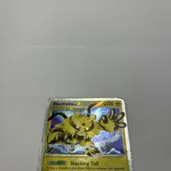 Pokemon Mysterious Treasures Electivire Lv. X 121/123 Rare Holo HEAVILY PLAYED - Image 3
