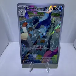 Dewott 106/086 Illustration Rare White Flare Pokemon Holo Near Mint - Image 1