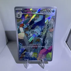 Dewott 106/086 Illustration Rare White Flare Pokemon Holo Near Mint - Image 3