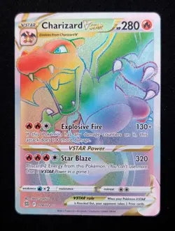Charizard VSTAR (Secret) 174/172 SWSH09: Brilliant Stars Pokemon NM Holo - Image 1