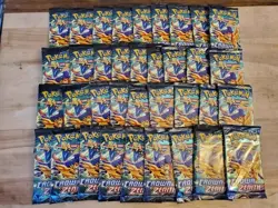 36x Sealed Pokemon Crown Zenith Booster Packs Booster Box Quantity x4 lots - Image 1