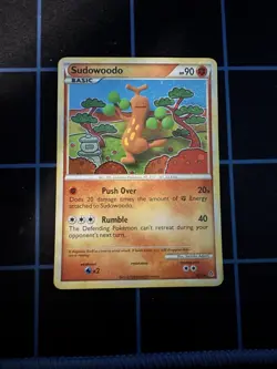 Pokemon Sudowoodo Basic 90HP 9/95 Unleashed 2010 Holo Rare Card - Image 1