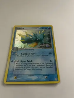 2004 Pokemon Seadra 48/109 EX Team Rocket Returns Reverse Holo Stamped NM - Image 2