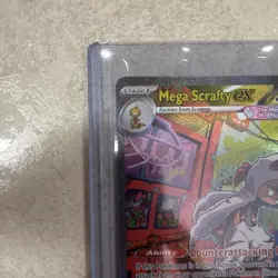 Mega Scrafty ex 285/217 SIR, Ascended Heroes, Full Art Holo, Pokemon TCG, NM - Image 2