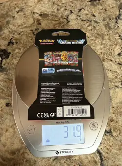 HEAVY! GOD PACKUU SIRUU 31.9g Chaos Rising Pokemon TCG Sleeved Booster (SEALED) - Image 2