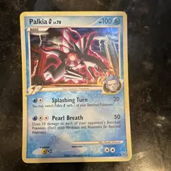 Nintendo Pokemon TCG Palkia G SP 12/127 Platinum Holo Rare EN 2009 100 HP - Image 1