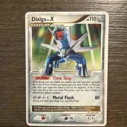 Dialga LV.X DP37 Holo Diamond and Pearl Promo Pokemon MP - Image 1