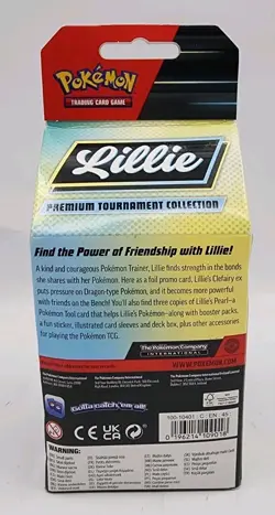 Pokemon Lillie Premium Tpurnament Collection Trading Card Game - Image 3