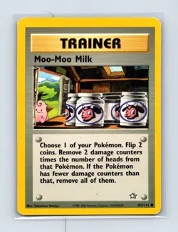 Moo-Moo Milk 101/111 Common Neo Genesis Pokemon 1st Edition Lightly Played - Image 1