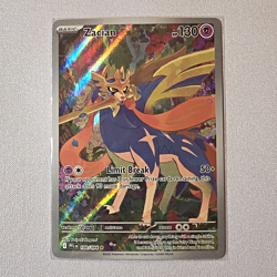 The Pokemon Company Zacian 100/094 Illus Rare Holo ENG HP 130 - Image 1