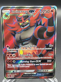 Pokemon TCG Incineroar GX SM38 Sun & Moon Black Star Promo Full Art LP Condition - Image 1
