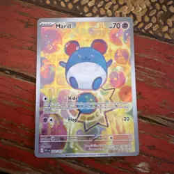 Pokemon Marill 232/217 Illustration Rare ME: Ascended Heroes Full Art NM/M+ - Image 1