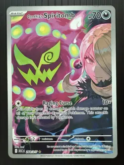 Pokemon Cynthia's Spiritomb 244/217 Me: Ascended Heroes Holo (LP) - Image 1
