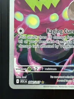Pokemon Cynthia's Spiritomb 244/217 Me: Ascended Heroes Holo (LP) - Image 4