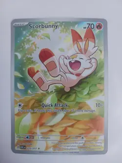 Pokemon: Scorbunny 225/217 Illustration Rare, Ascended Heroes NM/M - Image 1