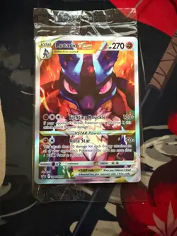 SEALED Lucario VSTAR SWSH291 SWSH Full Art Pokemon Card - Image 1