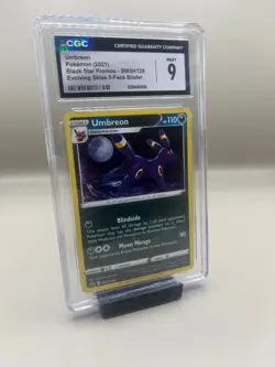 2021 Pokemon Umbreon SWSH129 Sword & Shield Promo Cards Holo CGC 9 - Image 1