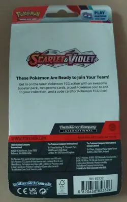 Pokemon Scarlet Violet Premium Checklane Blister pack Hisuian Arcanine Growlithe - Image 3