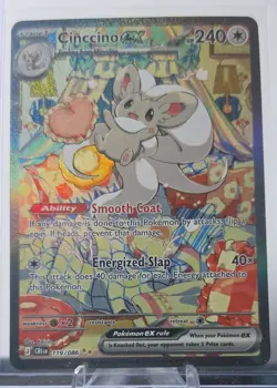 Pokemon TCG Chaos Rising Cinccino ex 119/086 Special Illustration Rare NM - Image 1