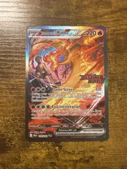 Pokemon TCG: Team Rocket’s Moltres Ex 229/182 SIR Stamped Read Description - Image 1