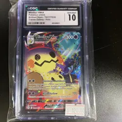 Mimikyu VMAX TG17/TG30 Brilliant Stars Trainer Gallery Pokemon CGC 10 GEM MINT - Image 1