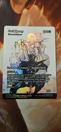 Magic: The Gathering Final Fantasy Cecil Harvey Tymna the Weaver (Showcase Foil) - Image 1