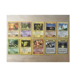 Pokemon TCG Gym Challenge Lot Lt. Surge’s Pikachu, Electabuzz MP-HP - Image 1