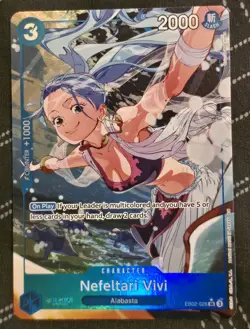 One Piece Nefeltari Vivi EB02-026 SR Alt Alternate Art - NM English - Image 1