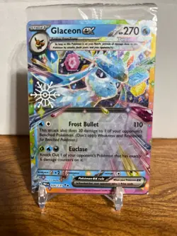 Glaceon ex - (Holiday Calendar) 026/131 Sv: Prismatic Evolutions Holo (SEALED) - Image 1