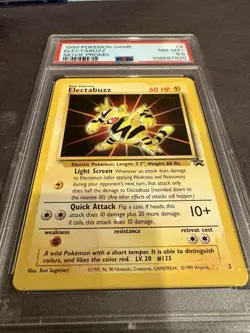 Pokemon Electabuzz Movie Promo Holo Wotc Promo #2 PSA 8.5 Eng 1999 - Image 3