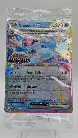 Glaceon ex - 026/131 - SV: Prismatic Evolutions (PRE) - (Stamped) - Image 1