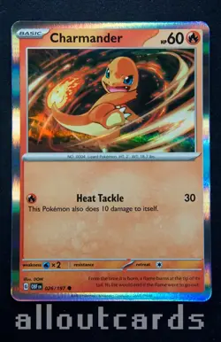 2023 Pokemon Charizard ex Premium Collection Box Charmander 026/197 NM/M - Image 1