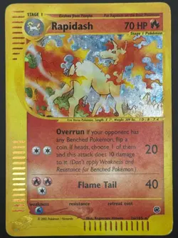 Rapidash (26) Expedition 026/165 Holo Rare PTCG HP - Image 1