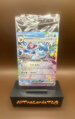 Glaceon ex - (Prismatic Evolutions Stamp) 026/131 Miscellaneous Cards & Products - Image 1