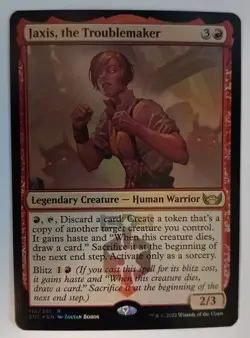 Jaxis, the Troublemaker. FOIL. 112. Streets of New Capenna - Image 1