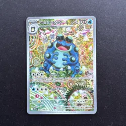 Seismitoad 105/086 Sv: Black Bolt Illustration Rare Holo 170 HP EN Pokemon TCG - Image 3