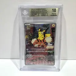 BGS PSA 10 - Detective Pikachu 098/SV-P Graded Pokemon Card - Image 1