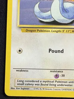 Pokemon TCG Dratini Base Set 2 Unlimited Uncommon Card 38/130 VLP (see Pictures) - Image 4