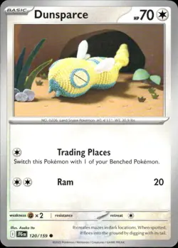 Dunsparce 120/159 Common Journey Together Pokemon Near Mint - Image 1