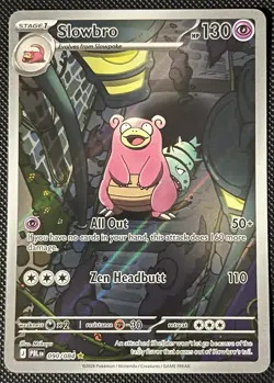 Slowbro 090/084 Illustration Rare ME: Pitch Black Pokemon TCG NM - Image 1