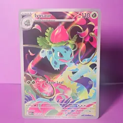 Ivysaur 134/132 Illustration Rare Mega Evolution Pokemon Holo Near Mint - Image 1