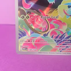 Ivysaur 134/132 Illustration Rare Mega Evolution Pokemon Holo Near Mint - Image 5