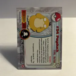 2000 Topps Pokemon TV FOIL Psyduck #54 — TCG - Image 2